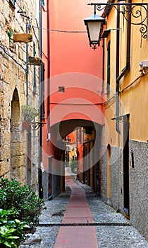 Ligurian village of Cervo Italy