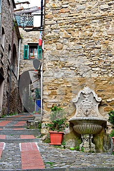 Ligurian village of Dolceacqua