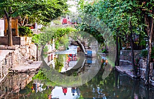 Lijiang Dayan old town scene