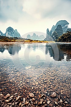 Lijiang River in Xingping, China.