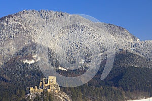 Likava ruins near Ruzomberok in Chocske mountains, Slovakia