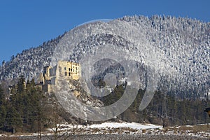 Likava ruins near Ruzomberok in Chocske mountains, Slovakia