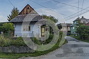 Likavka village in summer sunny morning