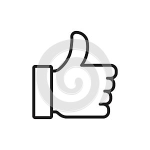 Like icon Simple thin outline