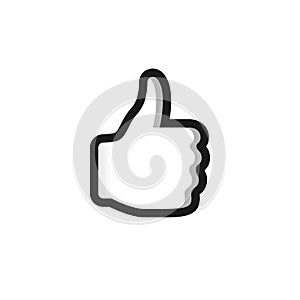 Like icon, thumbs up, approve, accept