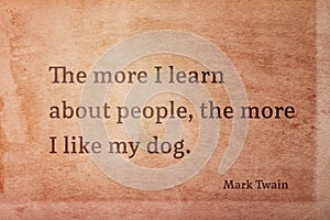 Like my dog Twain
