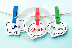 Like share follow