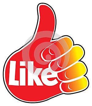 Like thumbs up graphic