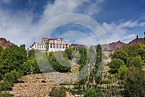 Likir gompa Tibetan Buddhist monastery in Ladakh, India