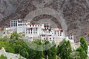 Likir Monastery Likir Gompa in Ladakh, Jammu and Kashmir, India. The Monastery was Rebuilt in 1065