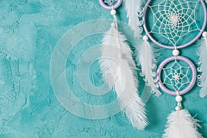 Lilac cream white dream catcher