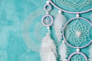 Lilac cream white dream catcher