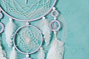 Lilac cream white dream catcher