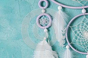 Lilac cream white dream catcher