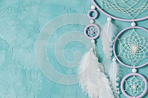 Lilac cream white dream catcher