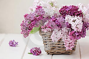 Lilac Flowers Bouquet