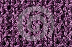 Lilac knitted wool texture