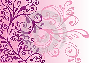 Lilac and pink background