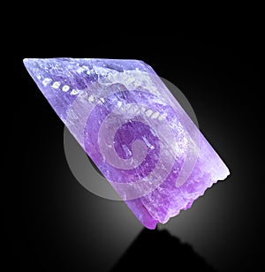 lilac purple color Kunzite var Spodumene crystal from AFghanistan photo