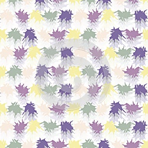 Lilac shibori tie dye broken stripe background. Seamless pattern wax print bleached resist background. Irregular striped dip dyed