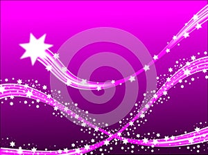Lilac Shooting Stars