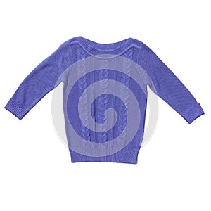 Lilac sweater isolated