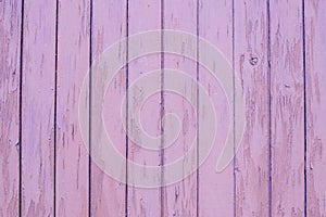 Lilac wooden background of boards, texture