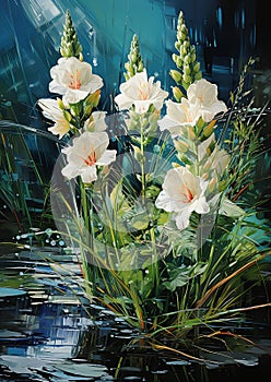 Lilies in a Knight\'s Vase