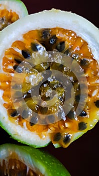 Lilikoi passionfruit fruit tropical