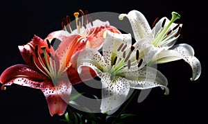 A beautiful photograph of Lilium photo