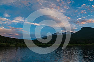 Lilly Lake at Sunset Colorado Time-lapse