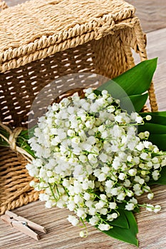 Lilly of the valley bouquet photo