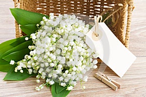 Lilly of the valley posy