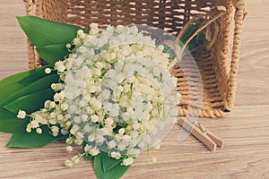 Lilly of the valley posy