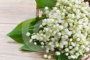 Lilly of the valley posy