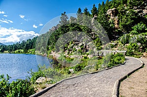 Lily Lake Rocky Mountain National Park Colorado Trail photo