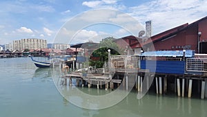 Lim jetty and nearby clan jetty.