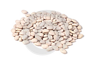 Lima-beans, isolated photo