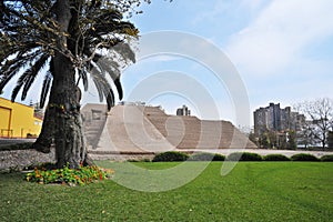 Lima, Peru -Huallamarca, the inca pyramid in Lima\'s Huaca, Peru photo