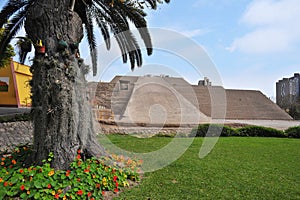 Lima, Peru - Huallamarca, the inca pyramid in Lima\'s Huaca, Peru photo