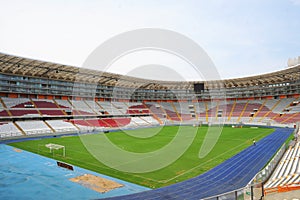 Lima Peru,new architecture of the field foodball soccer stadium- called national stadium photo