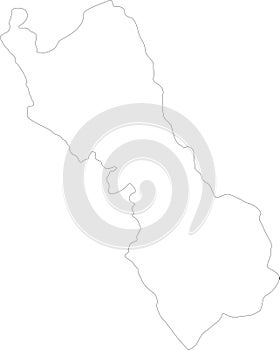 Lima Peru outline map