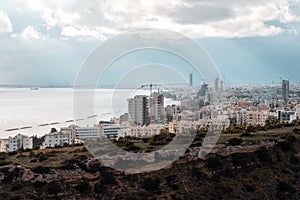 Limassol cityscape seen from Amathus hills