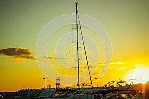 Limassol, Cyprus, Limassol Marina at Sun rise for the boating enthusiast