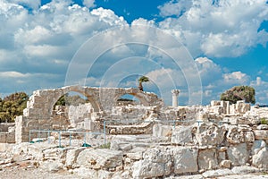 Limassol District, Cyprus. Ruins of ancient Kourion