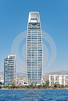 Limassol skyline seen from the sea. Cyprus