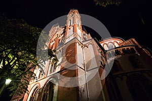 Limburger dom germany at night
