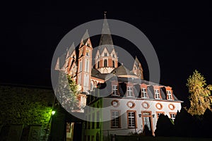 Limburger dom germany at night