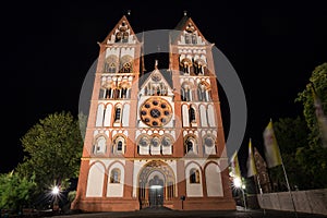 Limburger dom germany at night