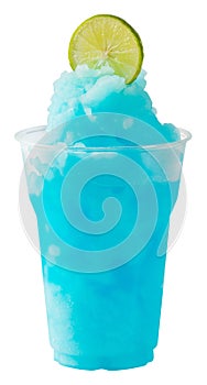 Lime Blue Curacao smoothie